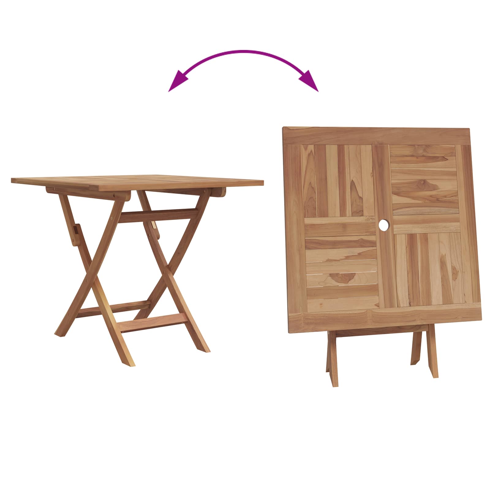 Garden Dining Set 3 pcs Brown Solid Acacia Wood