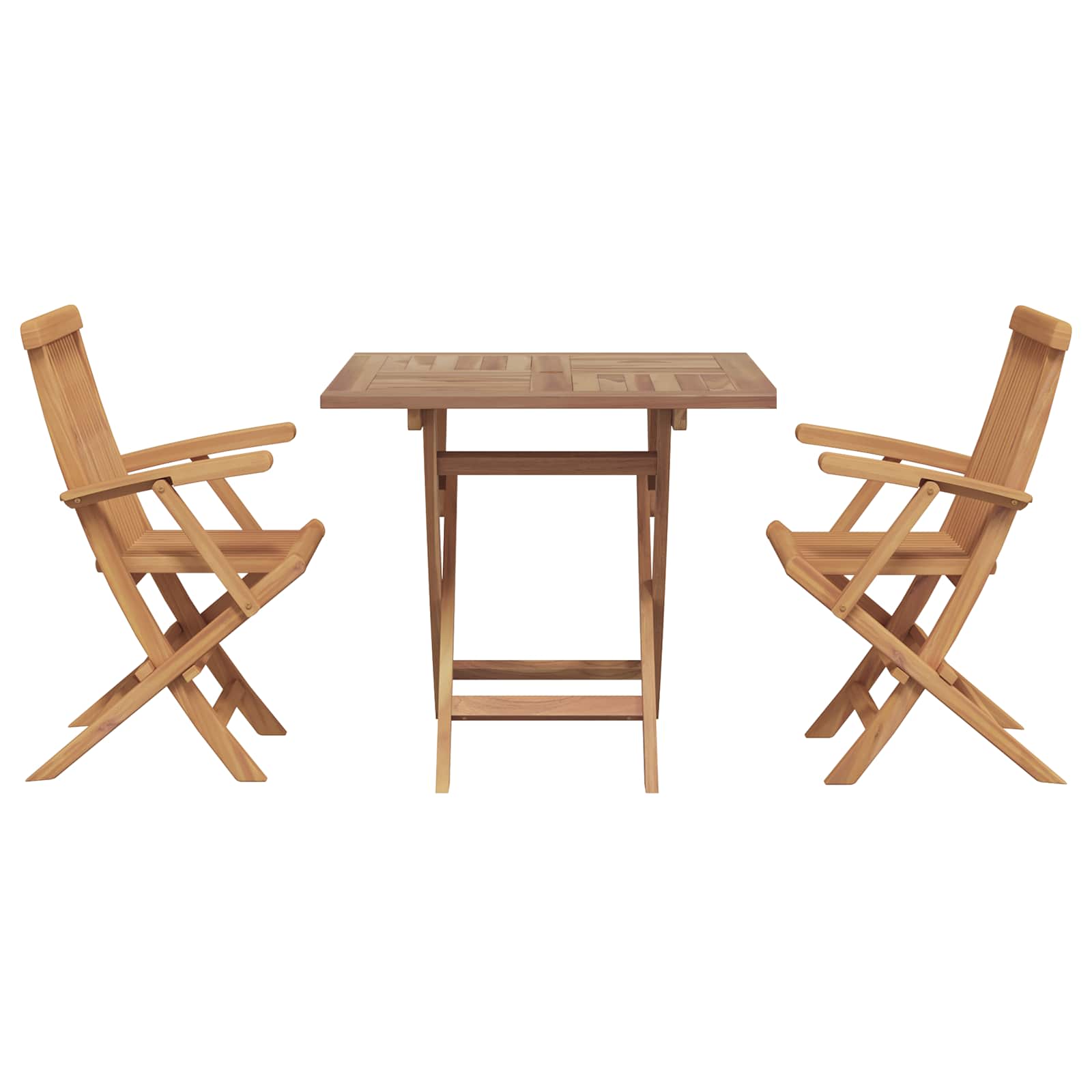 Garden Dining Set 3 pcs Brown Solid Acacia Wood