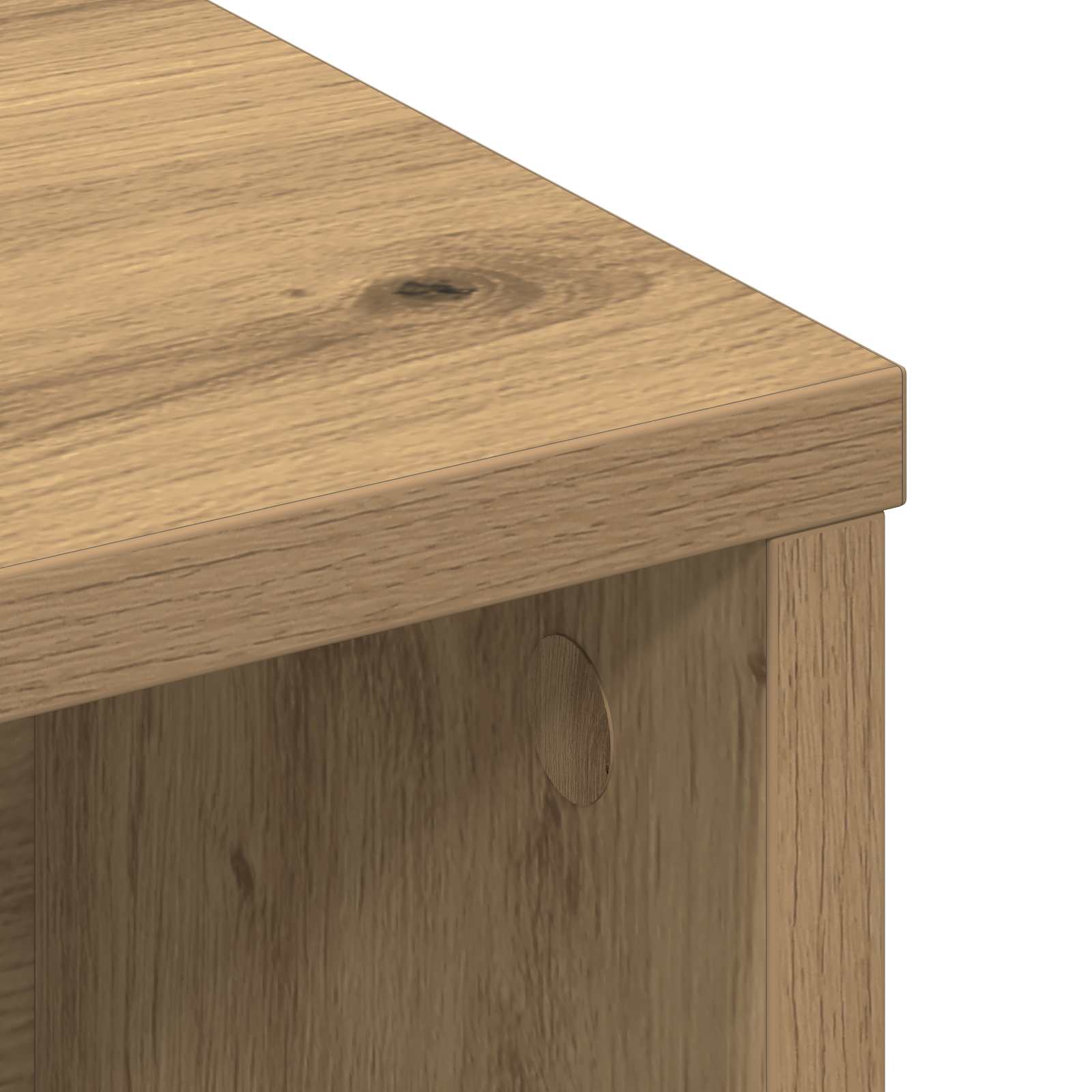 Headboard Cabinet with Shelf Artisan Oak 220 x 19 x 101,5 cm