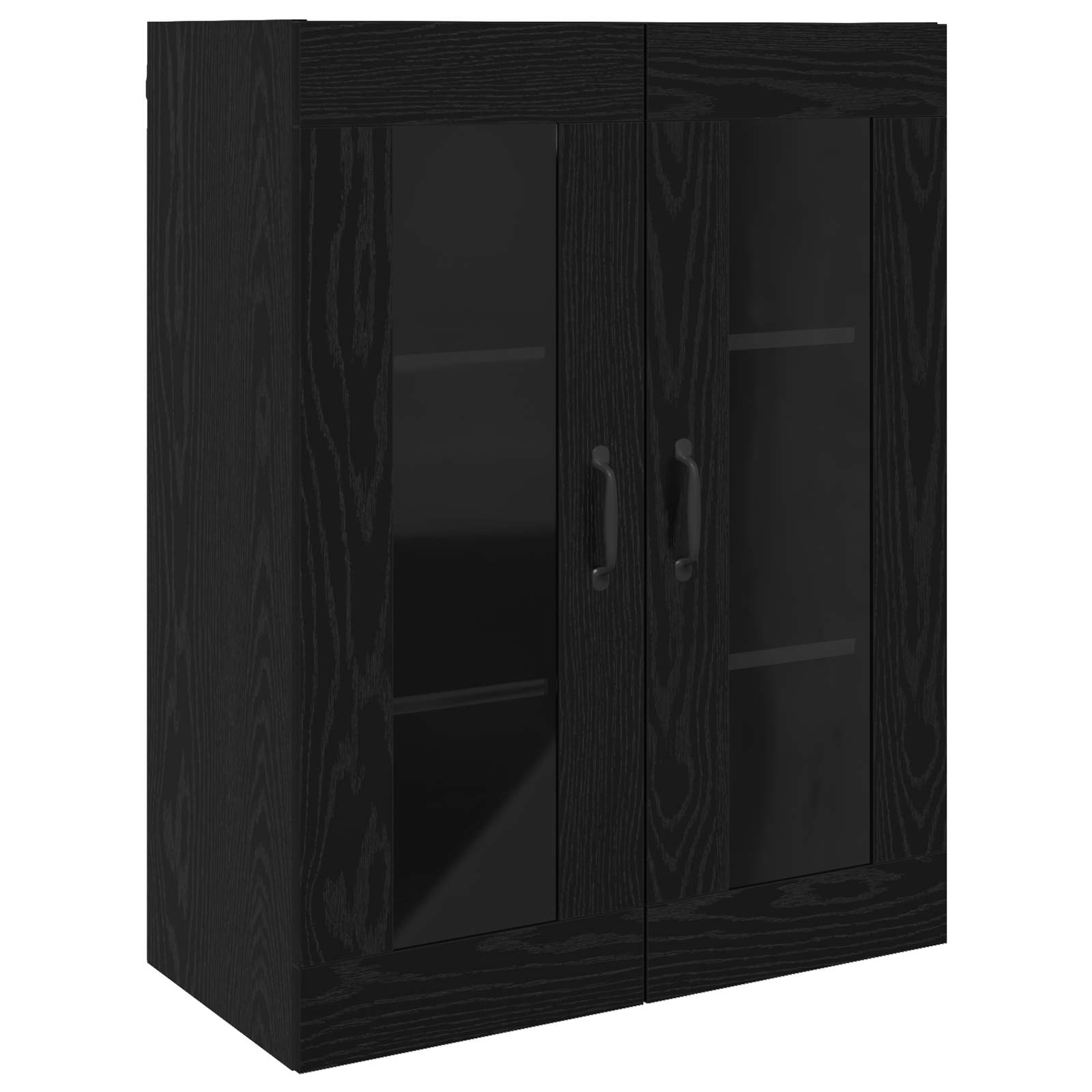 Storage Cabinet Wall-mounted Black Oak 69,5 x 34 x 90 cm