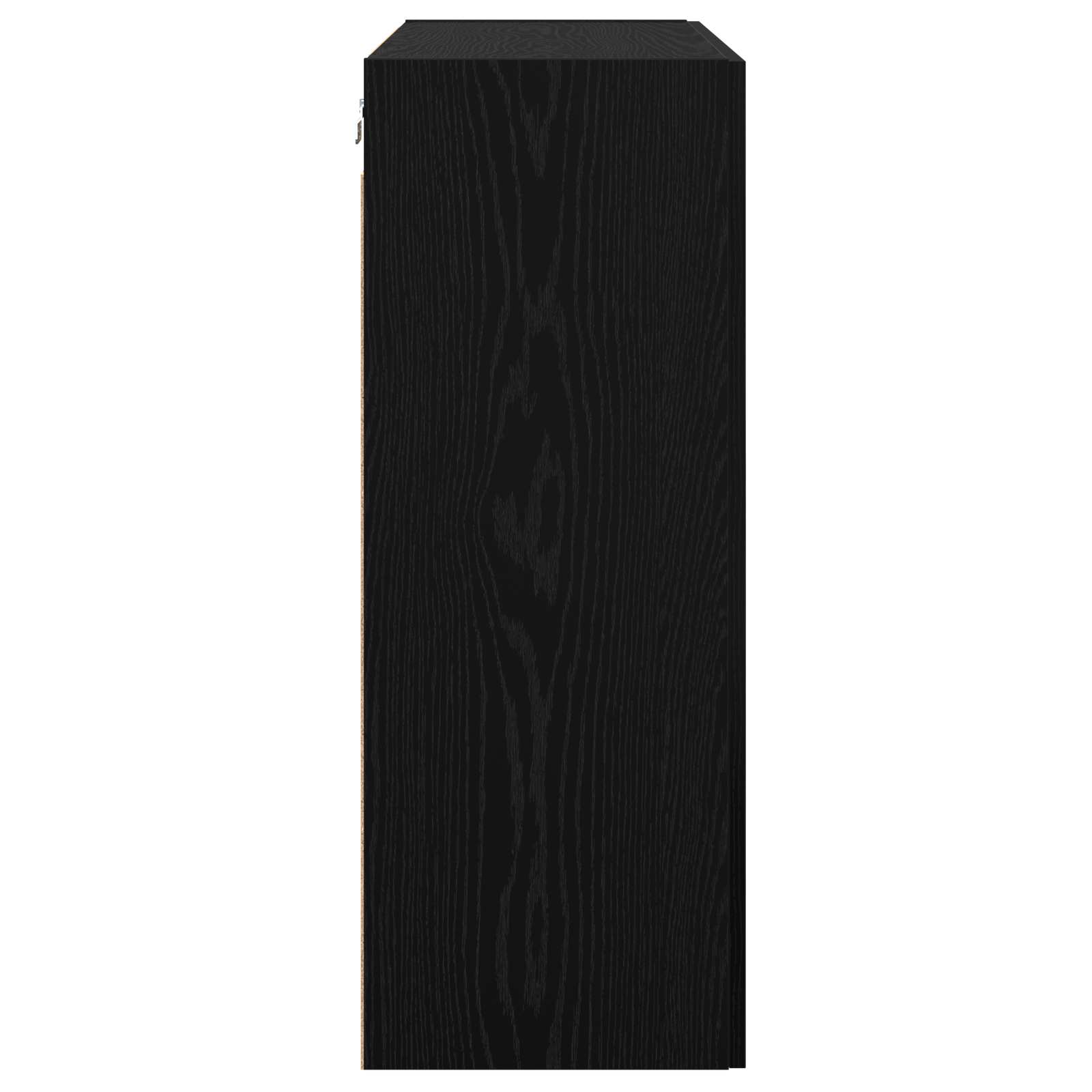 Storage Cabinet Wall-mounted Black Oak 69,5 x 34 x 90 cm