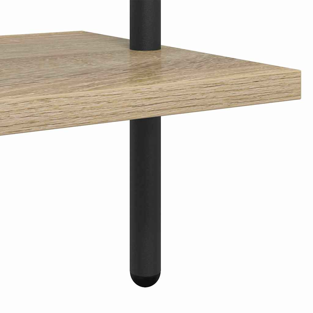 Bookshelf 5-Tier 60 x 24 x 168 cm Engineered wood Sonoma Oak