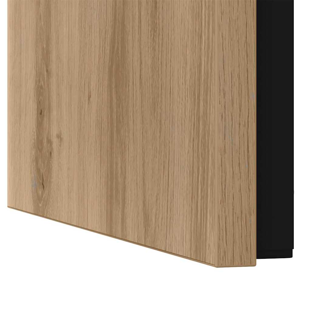 Coffee Table 3 pcs Artisan Oak 60 x 35 x 56 cm Engineered wood