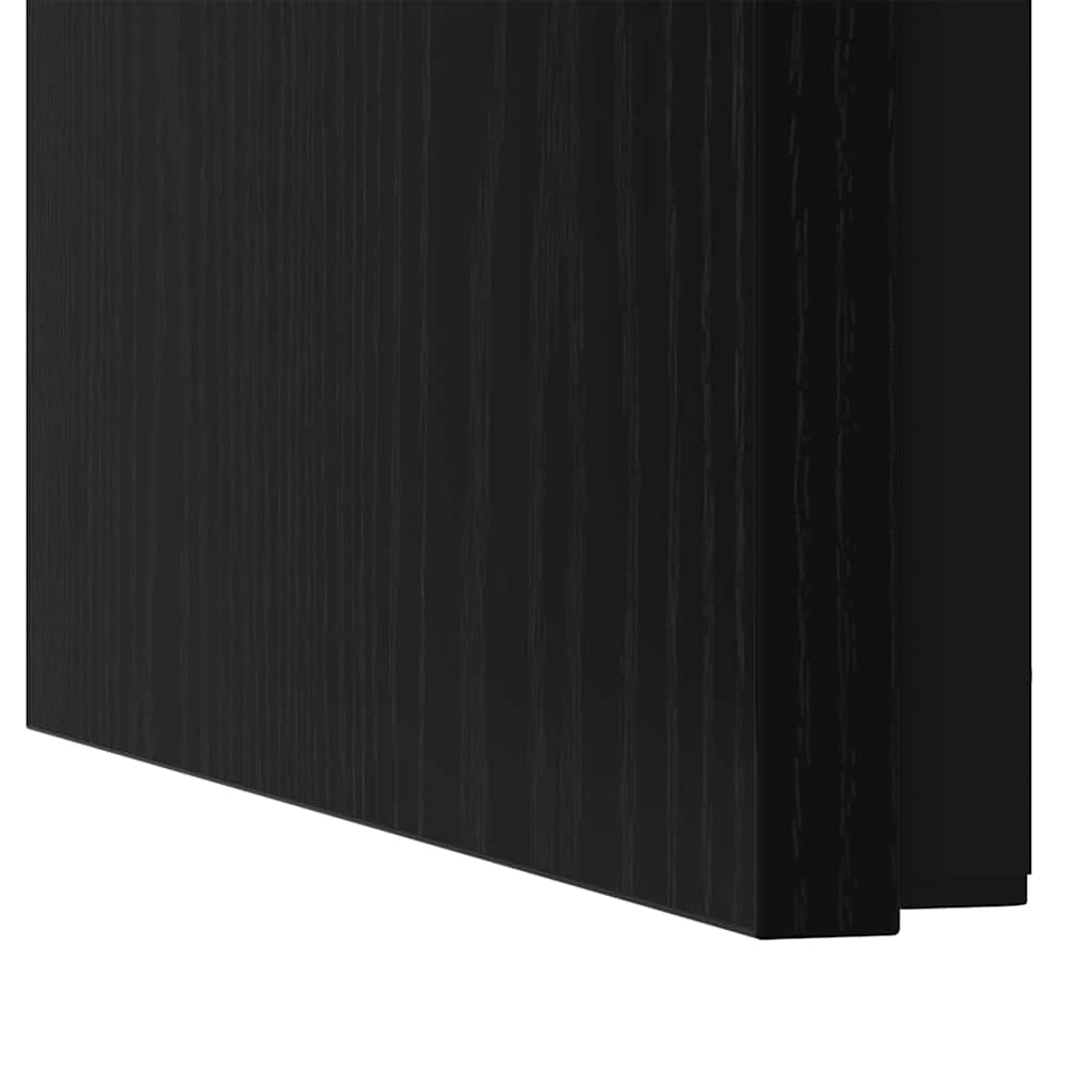 Coffee Table 3 pcs Black Oak 60 x 35 x 56 cm Engineered wood