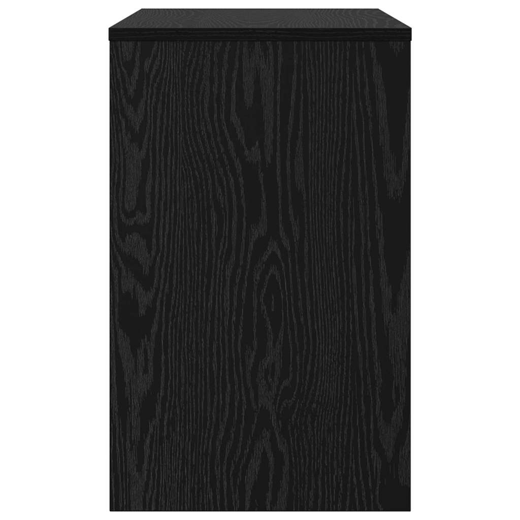 Coffee Table 3 pcs Black Oak 60 x 35 x 56 cm Engineered wood