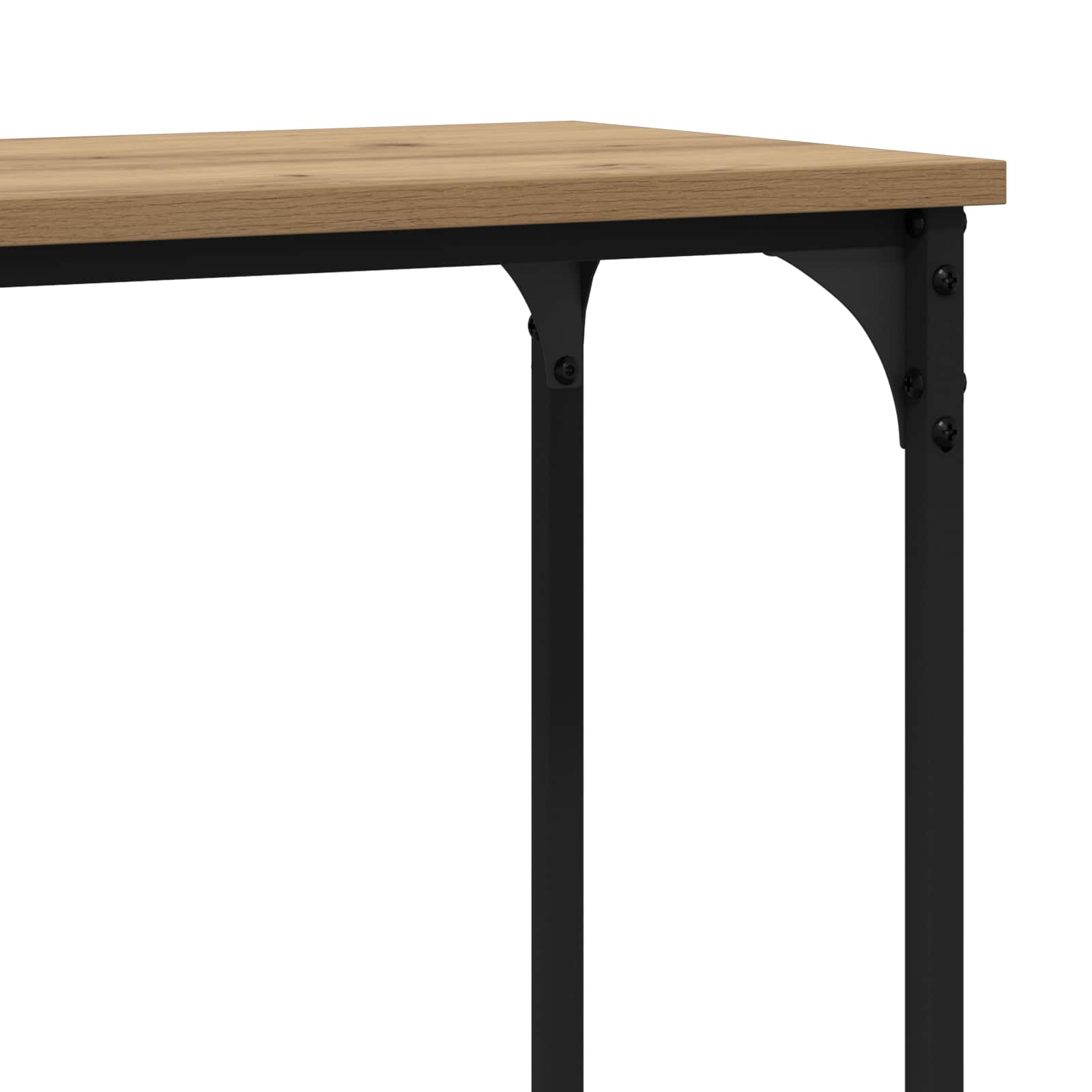 Console Table Artisan oak 160 x 29 x 80 cm Engineered wood