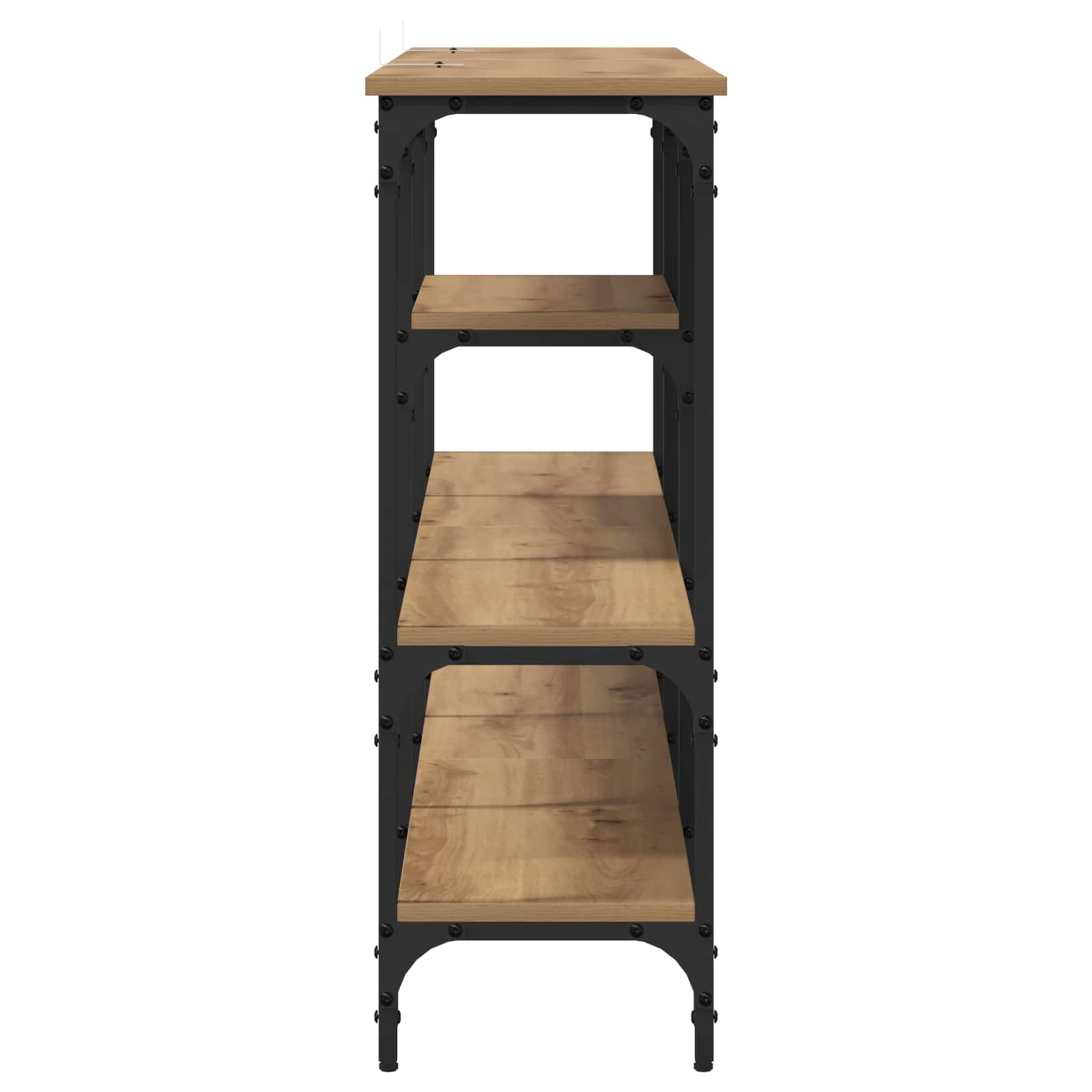 Console Table Artisan oak 160 x 29 x 80 cm Engineered wood