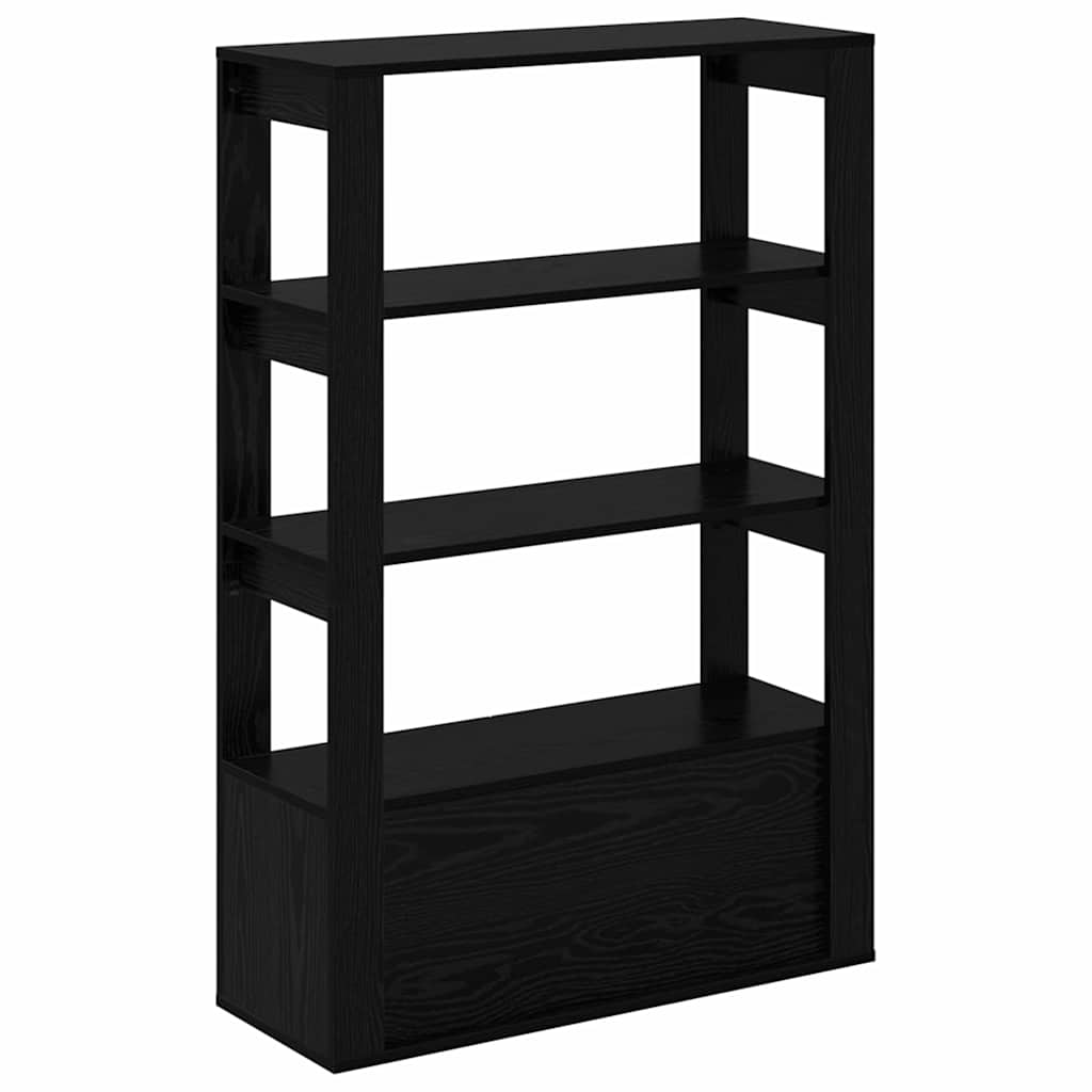Sideboard Black oak 30 x 80 x 119.5 cm Engineered Wood