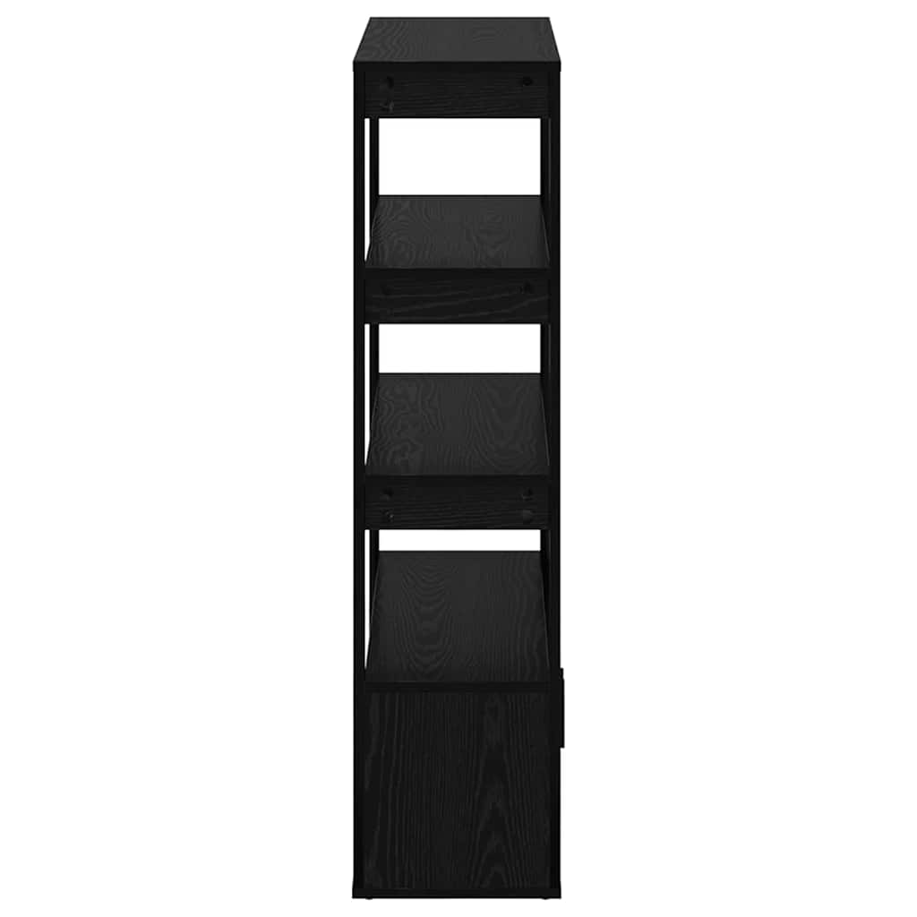 Sideboard Black oak 30 x 80 x 119.5 cm Engineered wood