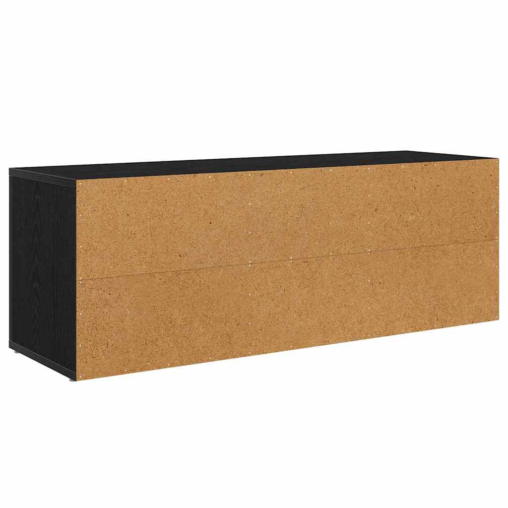 TV Cabinet 100 x 31,5 x 35 cm Black Oak Engineered Wood