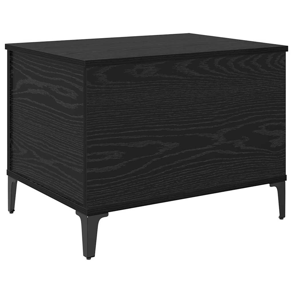 Coffee Table Black Oak 60 x 44,5 x 45 cm Engineered Wood