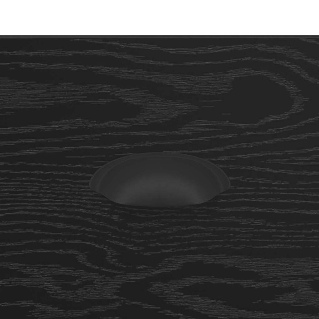 Sideboard Black Oak 70 x 35,5 x 67,5 cm Engineered Wood