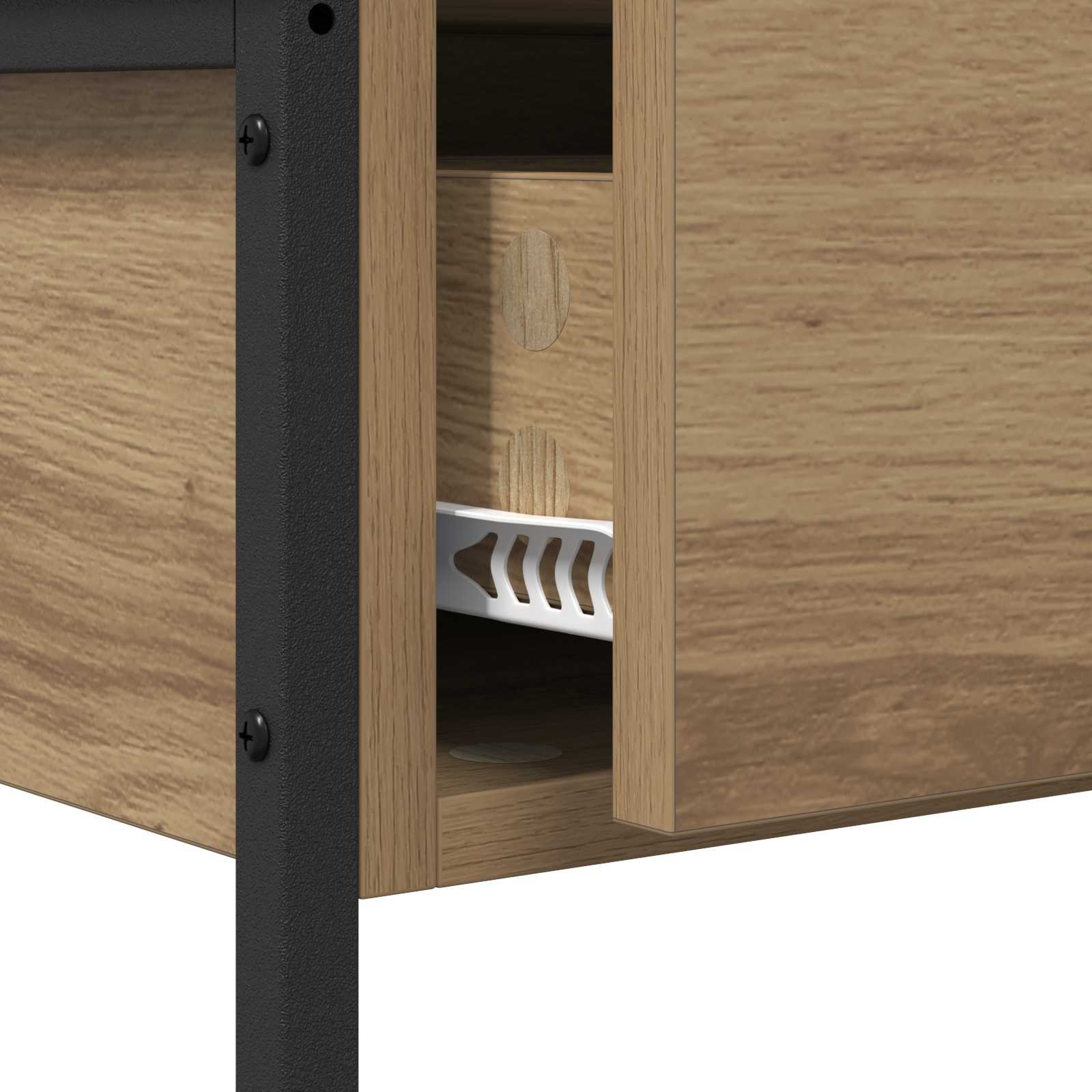 Console Table Artisan Oak 100 x 34,5 x 75 cm Engineered Wood