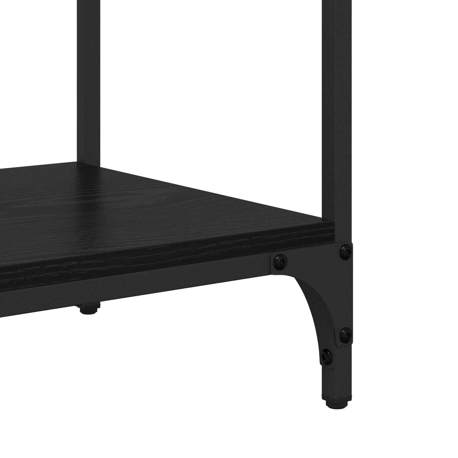 Console Table Black Oak 100 x 34,5 x 75 cm Engineered Wood