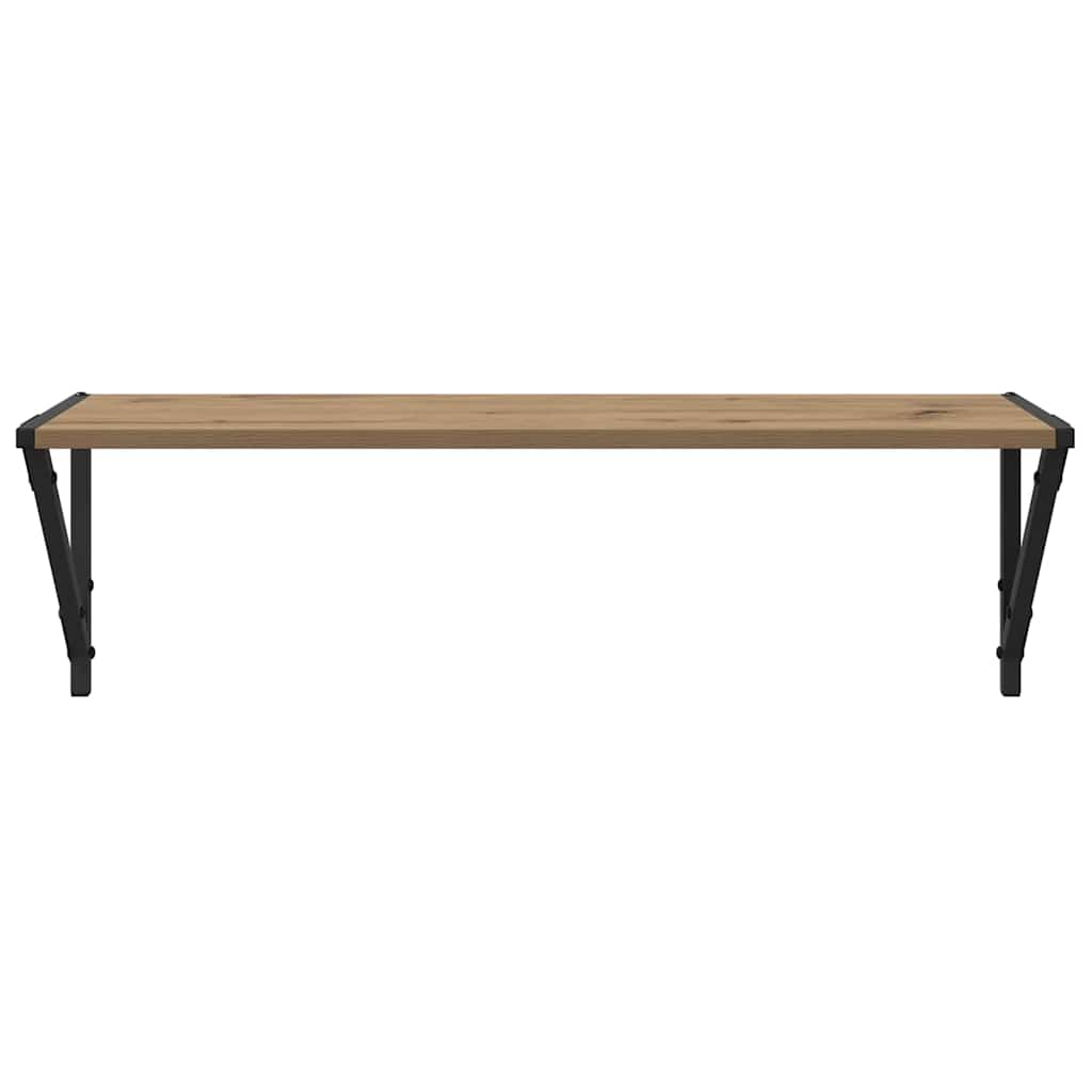Wall Shelves 2 pcs Artisan Oak 80 x 25 x 25,5 cm