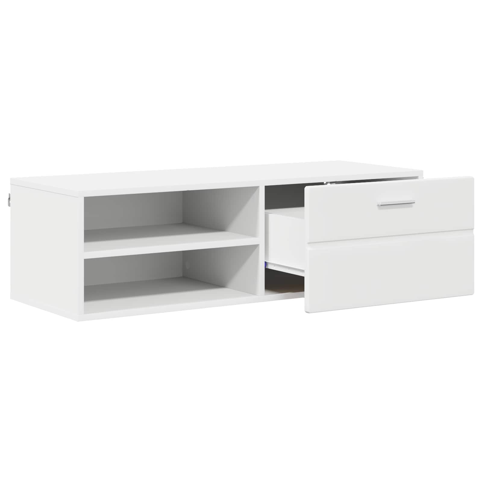 Wooden Cabinet 100,5 x 39 x 30 cm White Engineered Wood