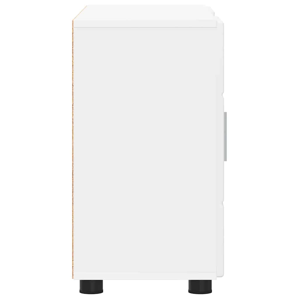 Sideboard FLORIN 88,5 x 30,5 x 55,5 cm White Engineered Wood