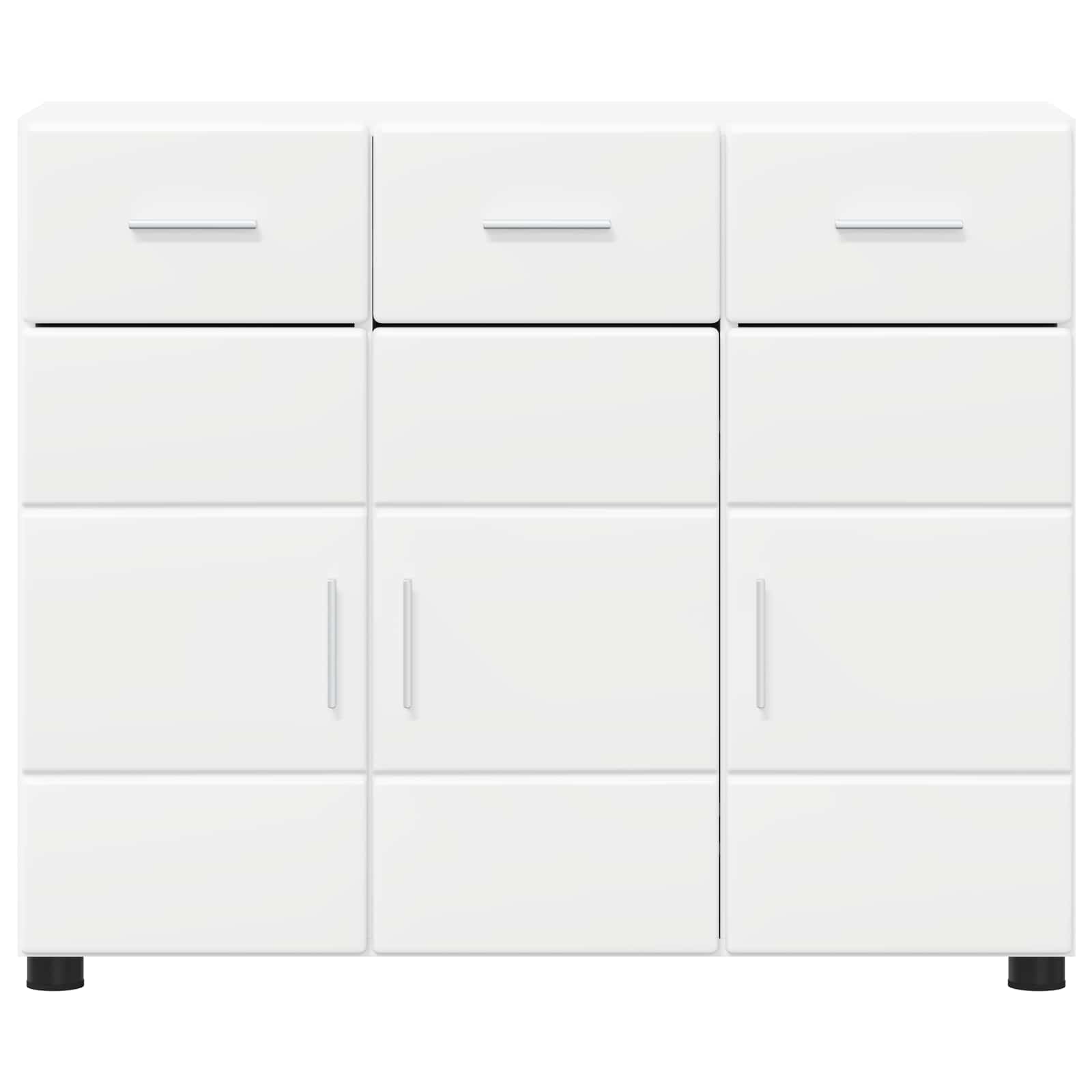 Sideboard FLORIN 88,5 x 30,5 x 73 cm White Engineered Wood