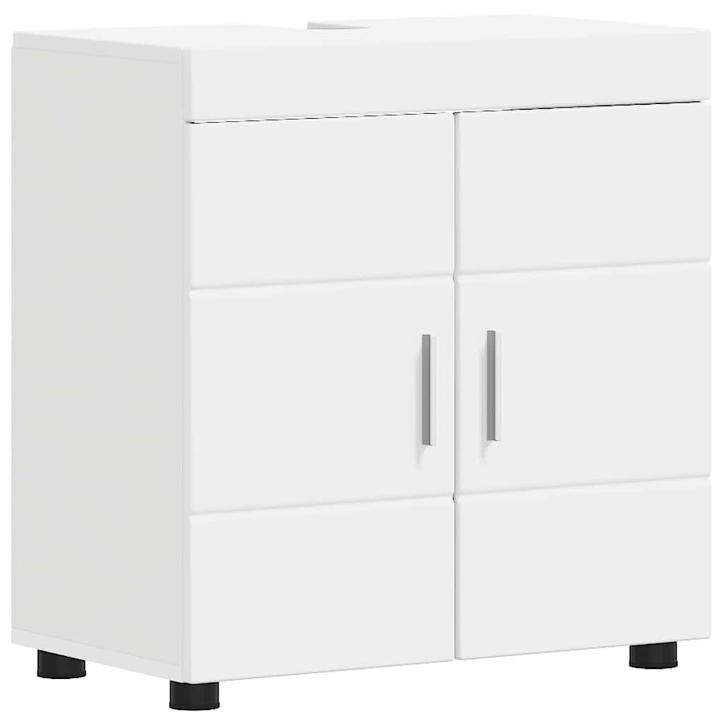 Bathroom Cabinet Set with Storage TULUM White 60 x 34 x 63 cm