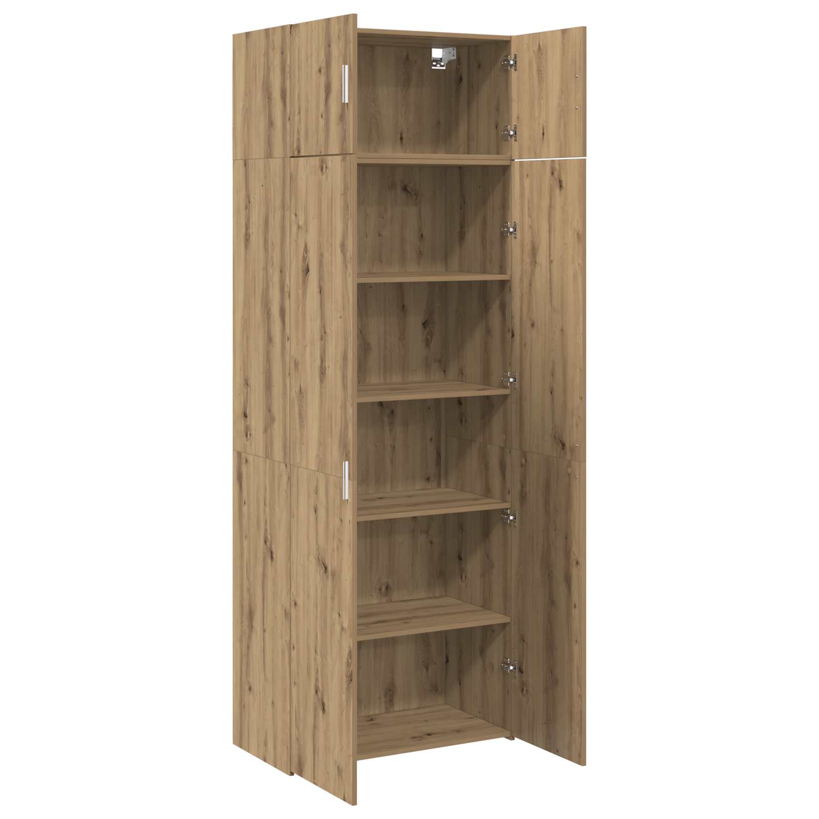 Storage Cabinet 2 pcs Artisan Oak 80 x 42,5 x 225 cm