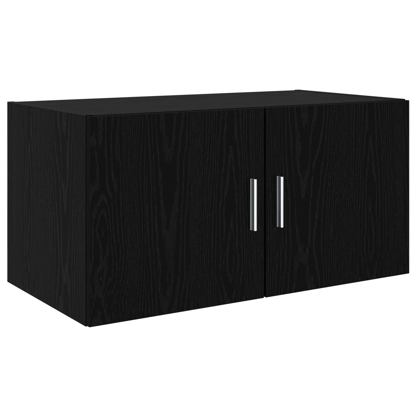 Storage Cabinet 3 pcs Black Oak