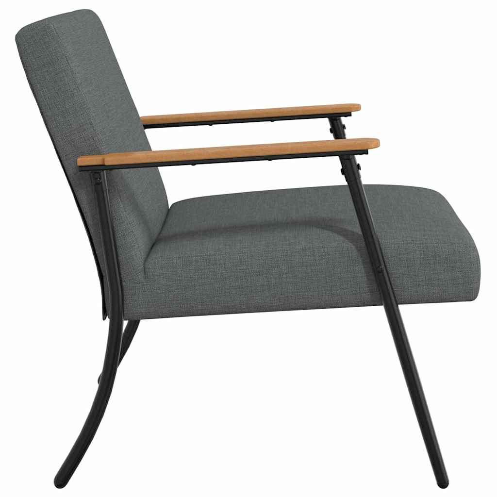 Armchair Dark Grey Fabric