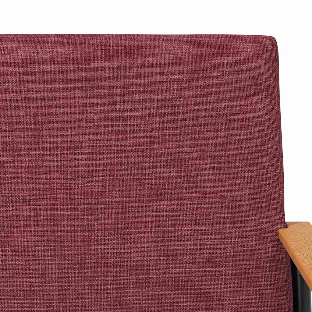 Armchair Wine Red Fabric