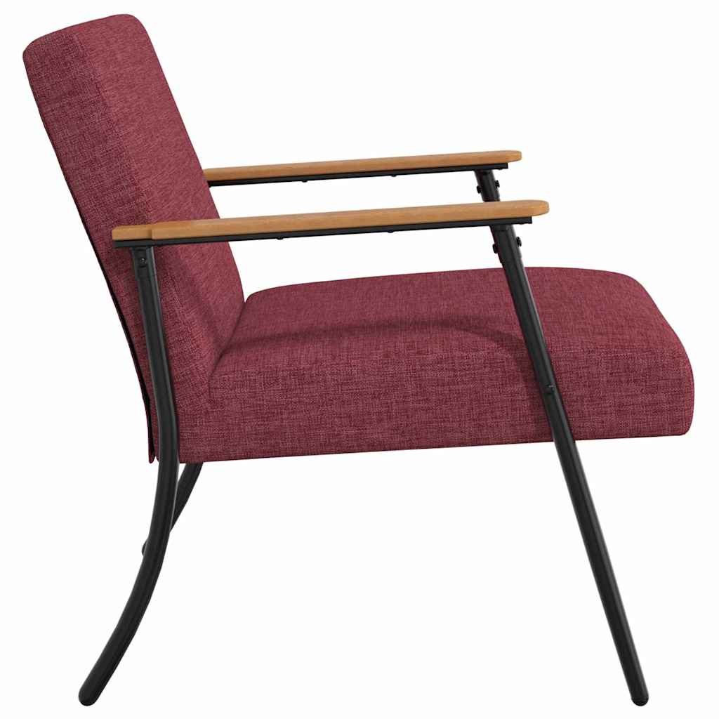 Armchair Wine Red Fabric