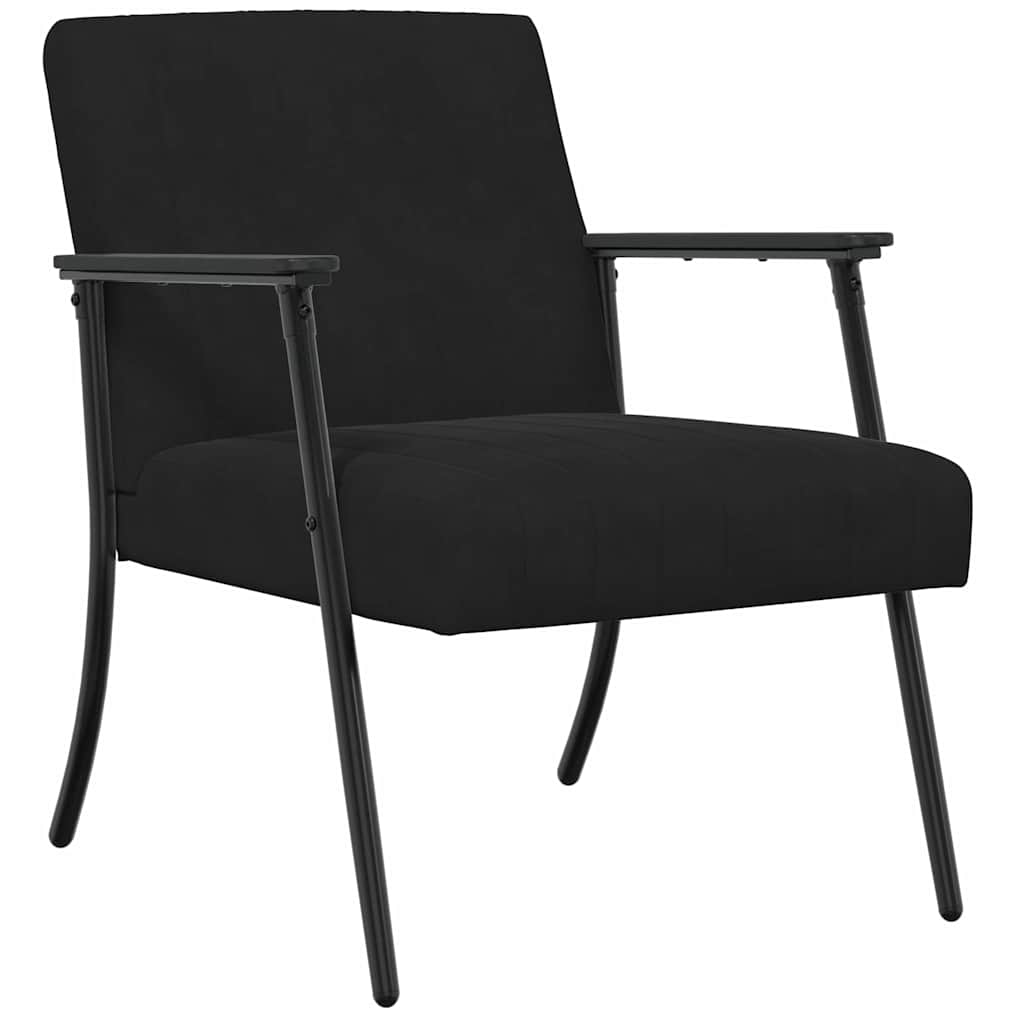 Armchair Black 59 x 75 x 78 cm Velvet