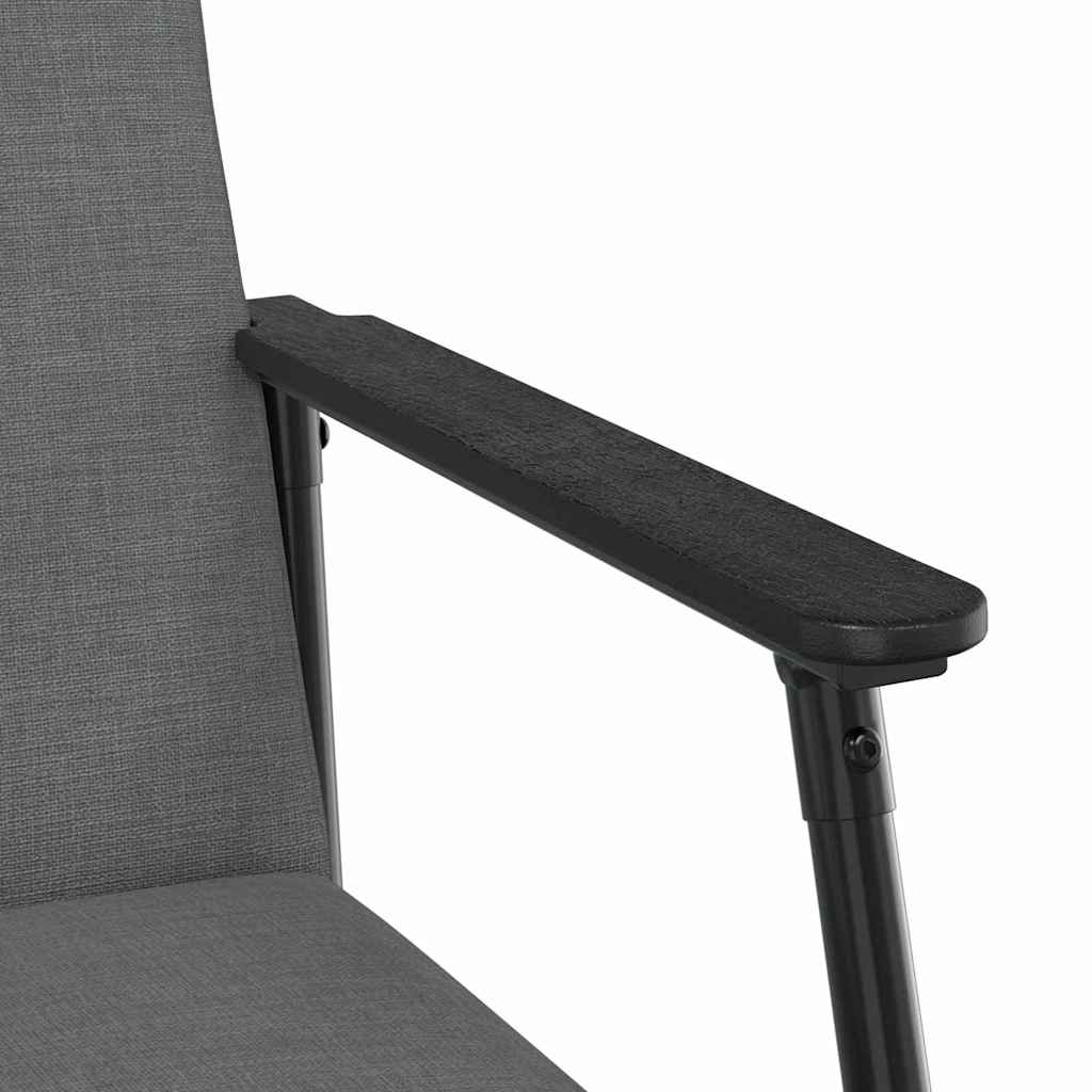 Armchair Dark Grey 59 x 75 x 78 cm Fabric