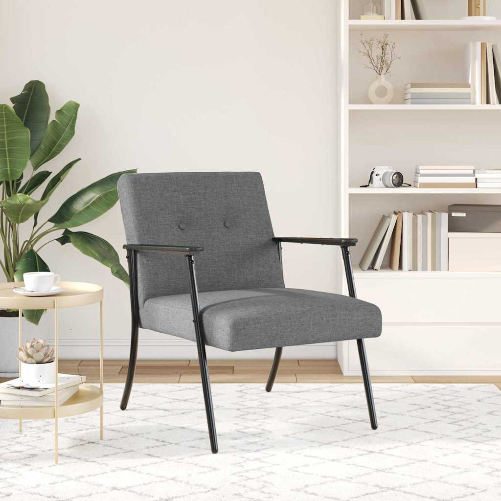 Armchair Dark Grey Fabric