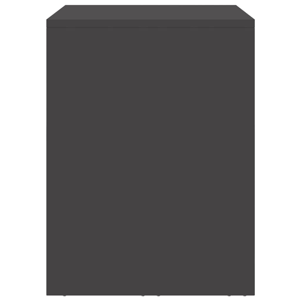 Wall Cabinet for Garage Black 80 x 33 x 35 cm
