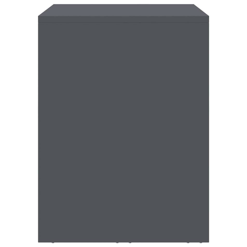 Wall Cabinet for Garage Anthracite 80 x 33 x 35 cm