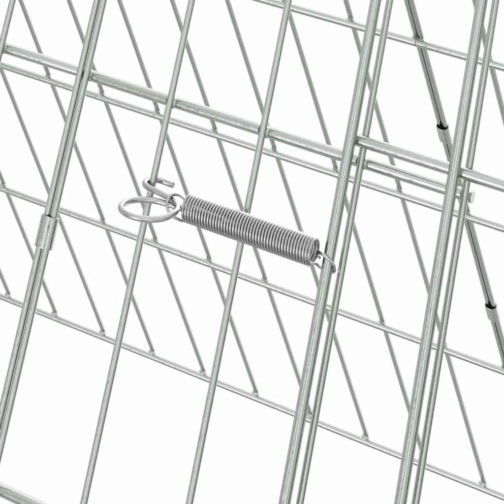 Chicken Cage Silver 110 x 55 x 55 cm Galvanised Steel