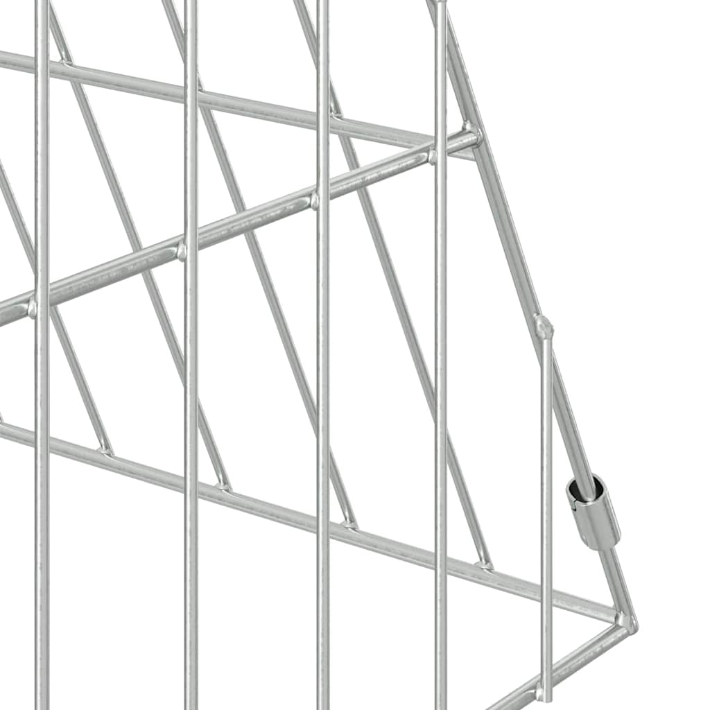 Chicken Cage Silver 110 x 55 x 55 cm Galvanised Steel