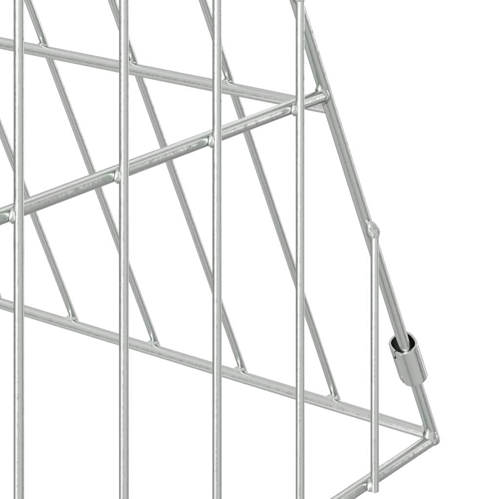 Chicken Cage Silver 430 x 55 x 55 cm Galvanised Steel