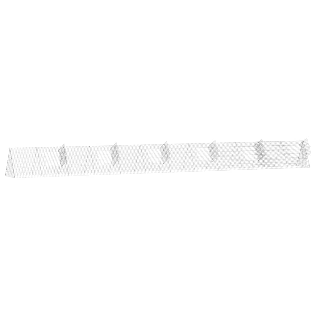 Chicken Cage Silver 650 x 55 x 55 cm Galvanised Steel