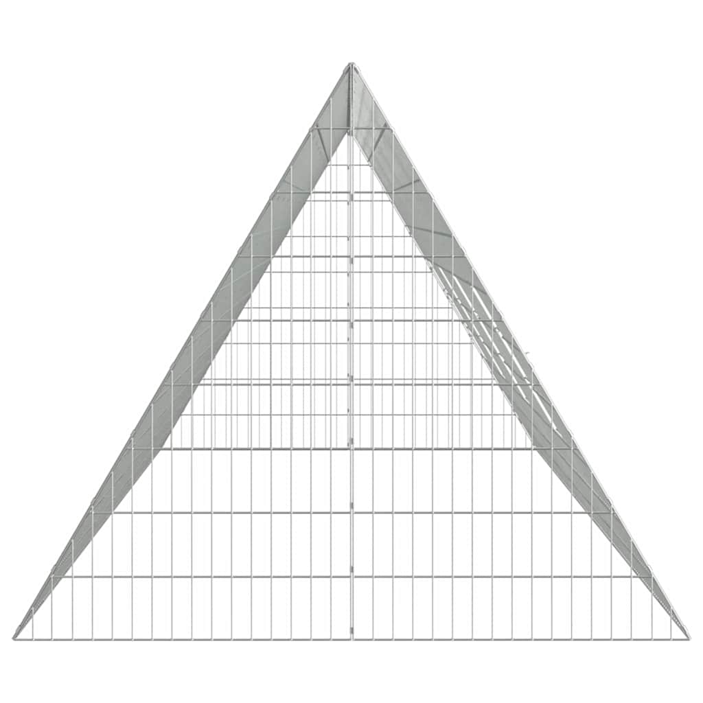 Chicken Cage Silver 430 x 100 x 85 cm Galvanised Steel
