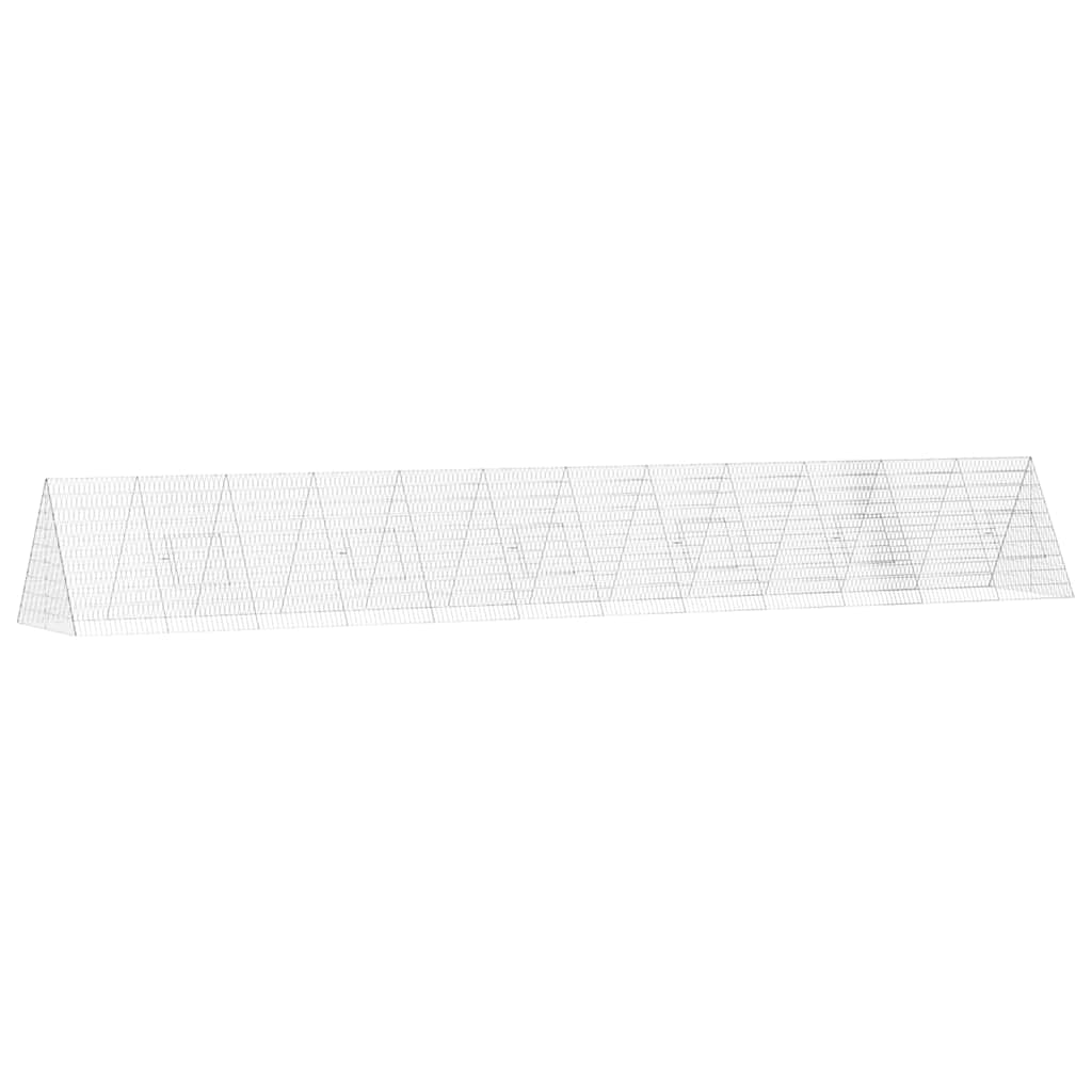 Chicken Cage Silver 650 x 100 x 85 cm Galvanised Steel