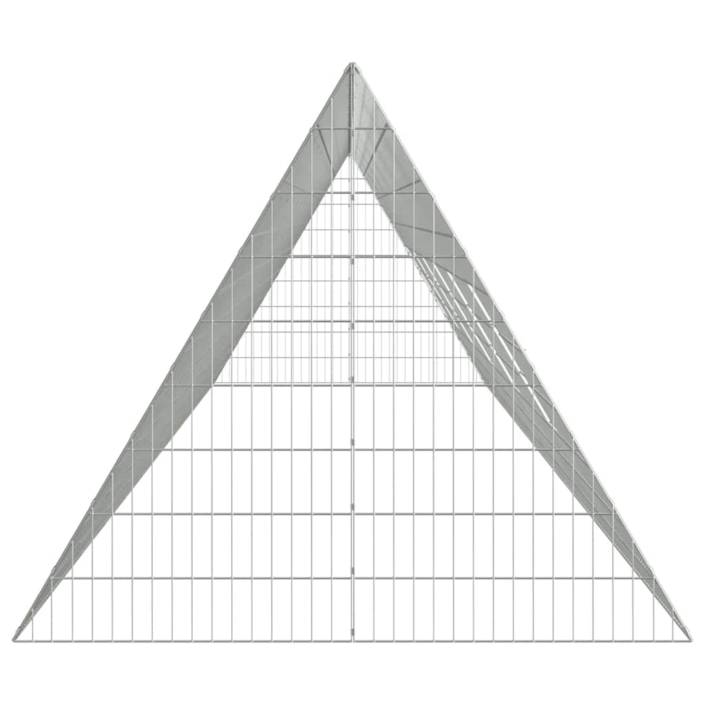 Chicken Cage Silver 650 x 100 x 85 cm Galvanised Steel
