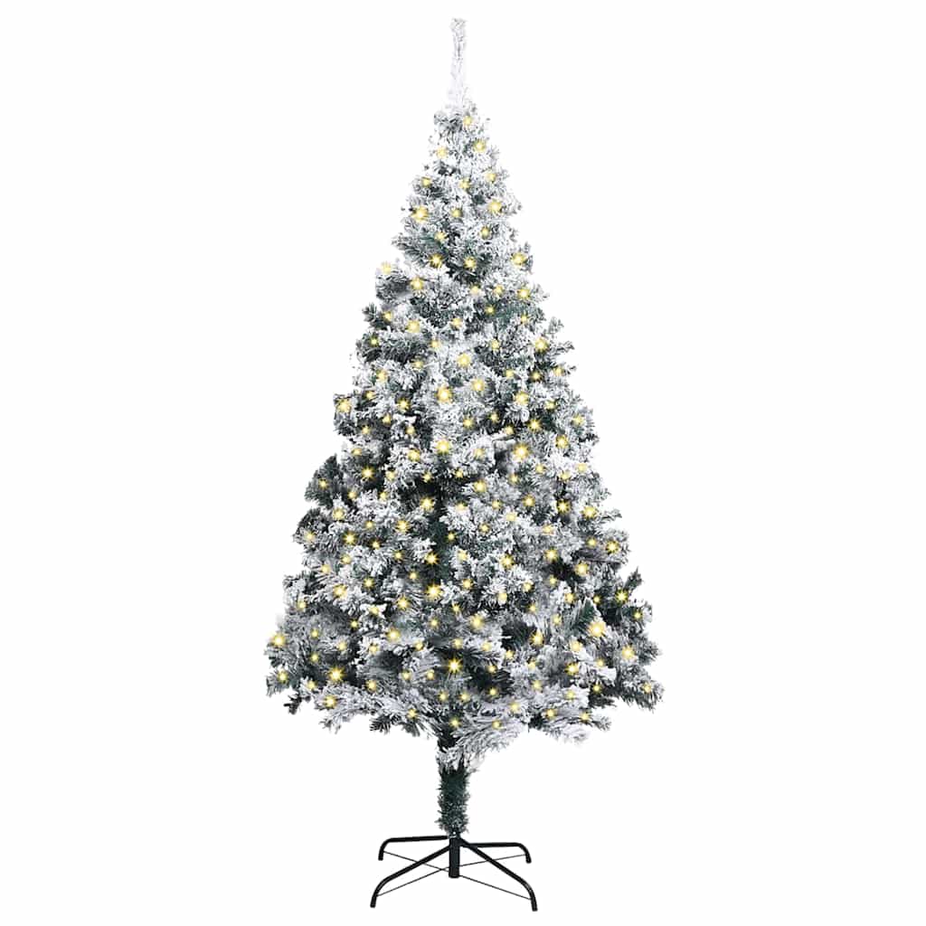 Artificial Pre-lit Christmas Tree Green 400 cm PVC