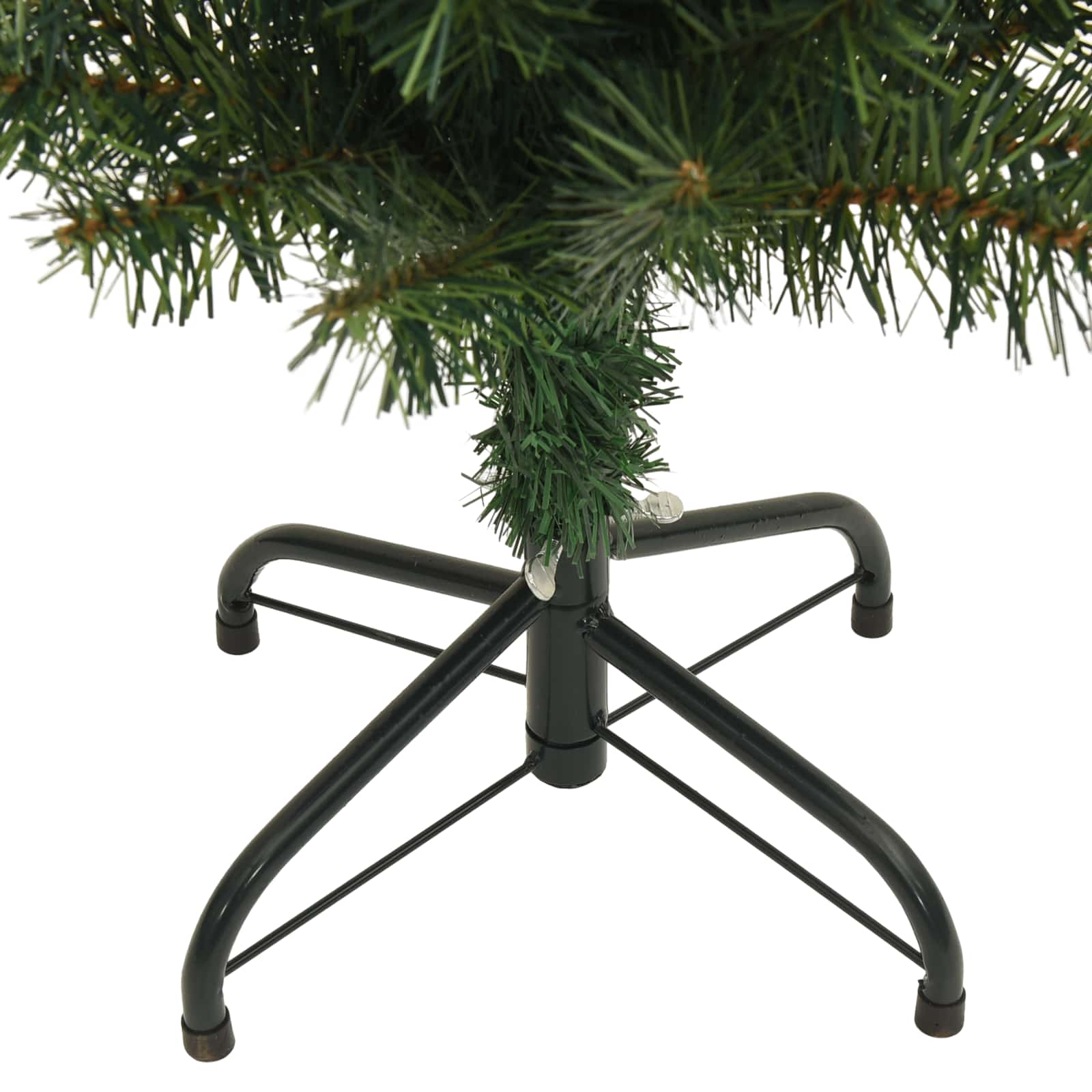 Artificial Christmas Tree with 300 LEDs with Stand Green 210 cm