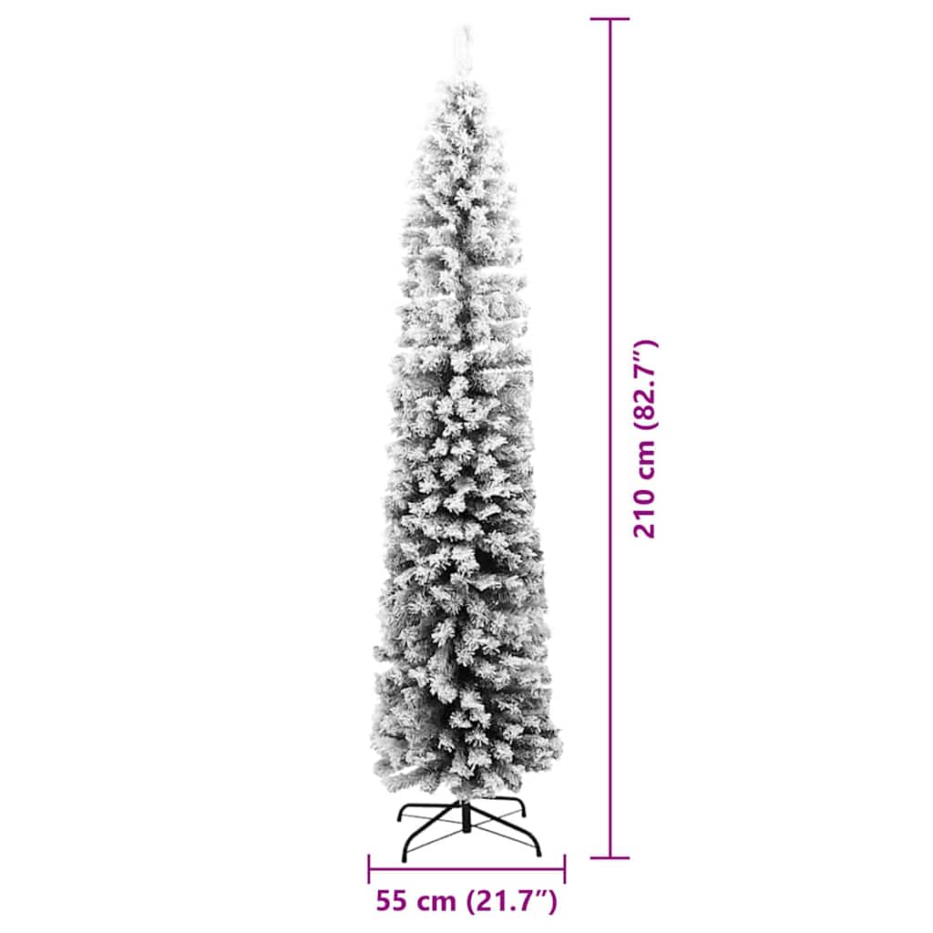 Artificial Christmas Tree with 300 LEDs with Stand Green 210 cm