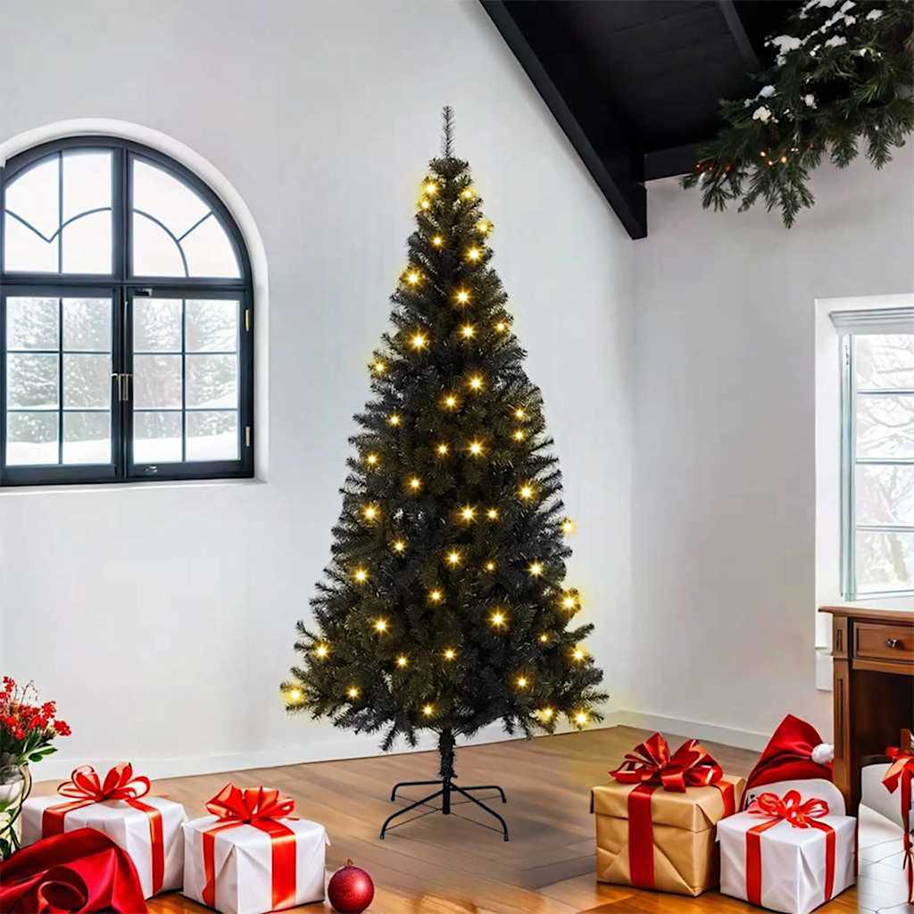 Christmas Tree Black 180 cm PVC
