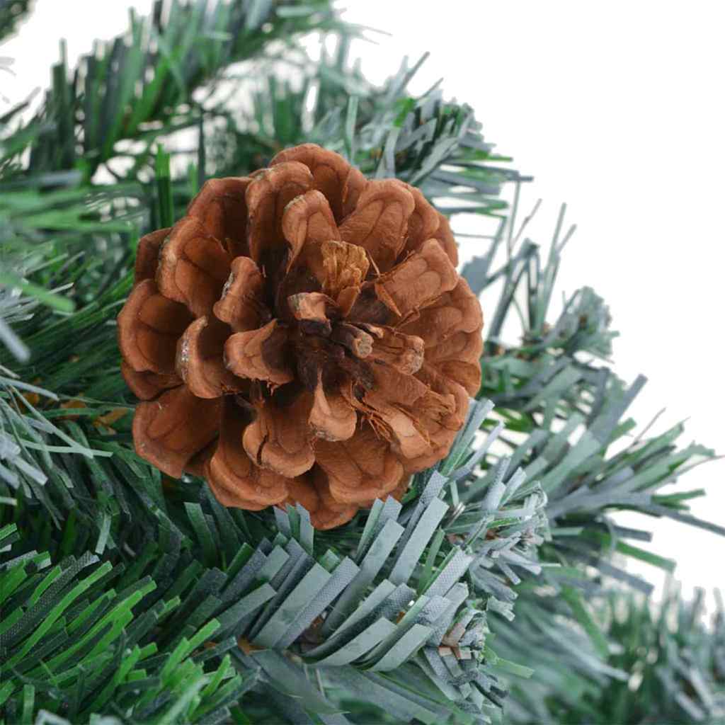 Artificial Christmas Tree with Stand Green 180 cm PVC and Steel