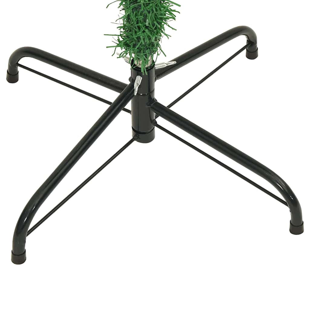 Upside-down Artificial Pre-lit Christmas Tree Green 180 cm PVC