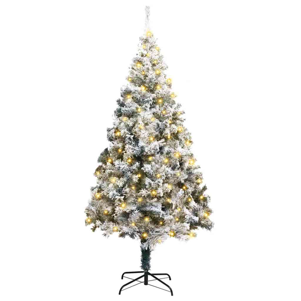 Artificial Christmas Tree White 180 cm PVC, Steel and Plastic