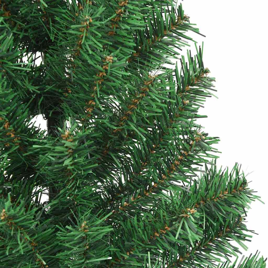 Artificial Pre-lit Christmas Tree Green 240 cm PVC