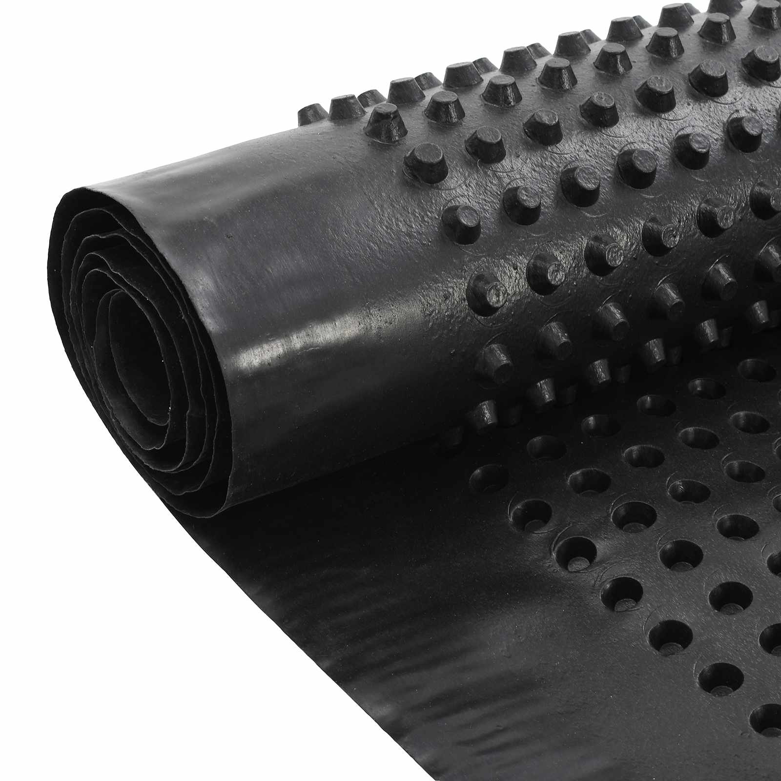 Dimpled Drainage Sheet Black 1 x 20 m HDPE