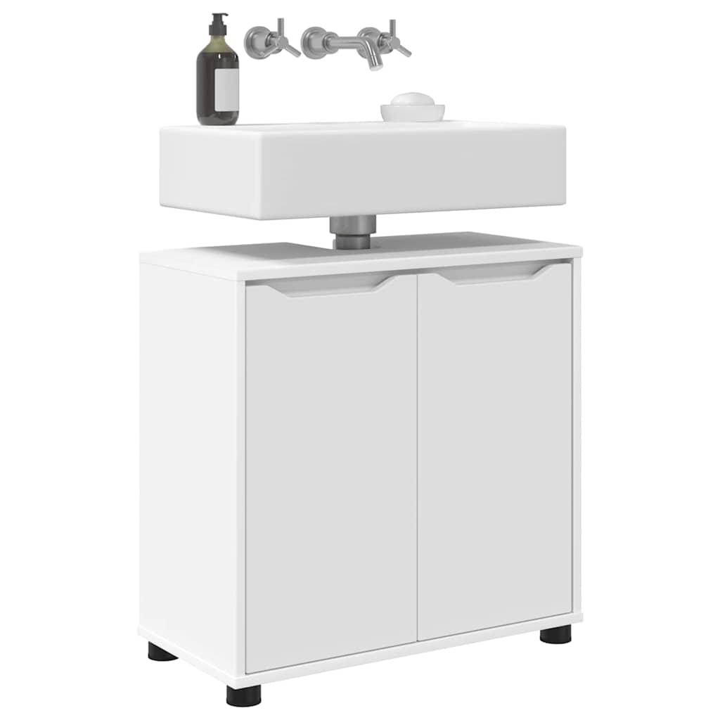 Bathroom Basin Cabinet White 60 x 30 x 60 cm Engineered Wood